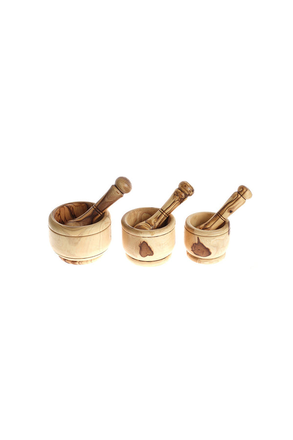 Olive Wood Mortar and Pestle